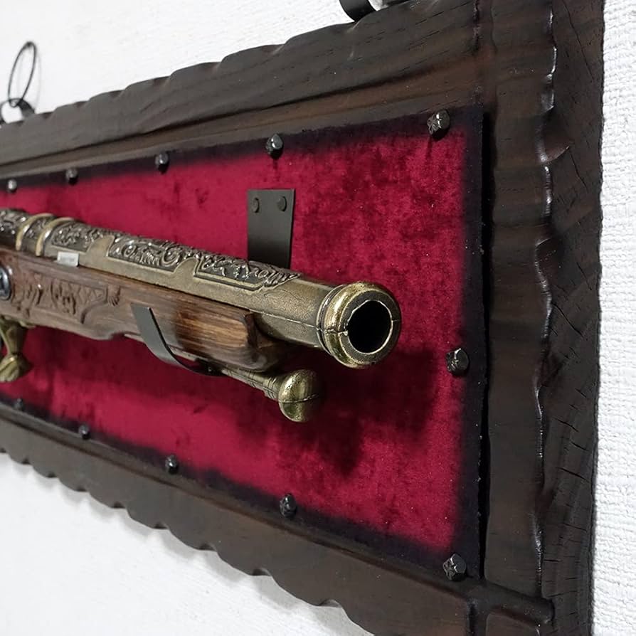 Amazon.co.jp: スペイン製 フリントロック式 中世 古式銃 レプリカ