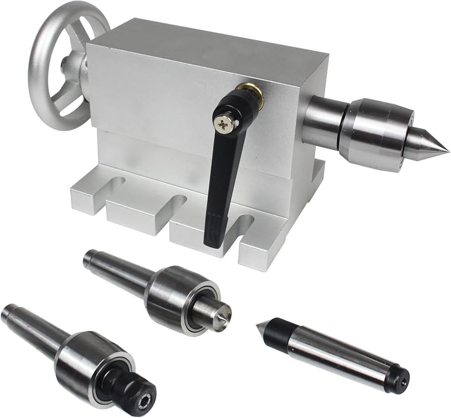 CNCTOPBAOS 65mm Lathe Center Morse Taper 2 Live Center Movable MT2