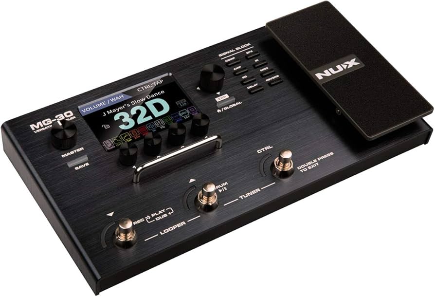 Amazon.co.jp: NUX MG-30 Procesador de Efectos de Guitarra de