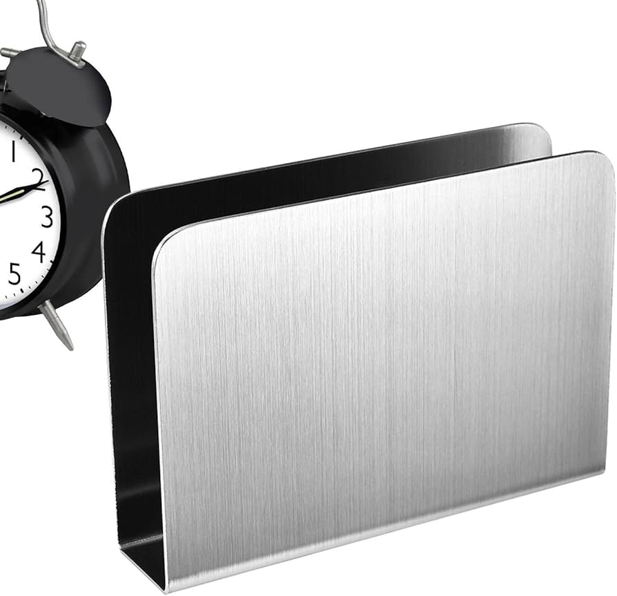 Amazon｜卓上ナプキンホルダー, テーブル用直立ステンレススチール製