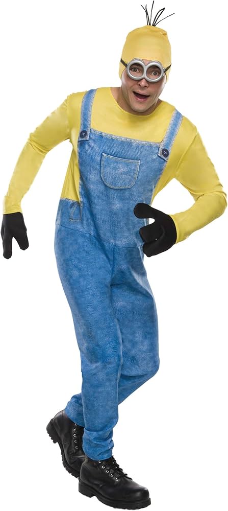 Amazon.co.jp: ミニオン コスプレ コスチューム 大人 男性用 ケビン