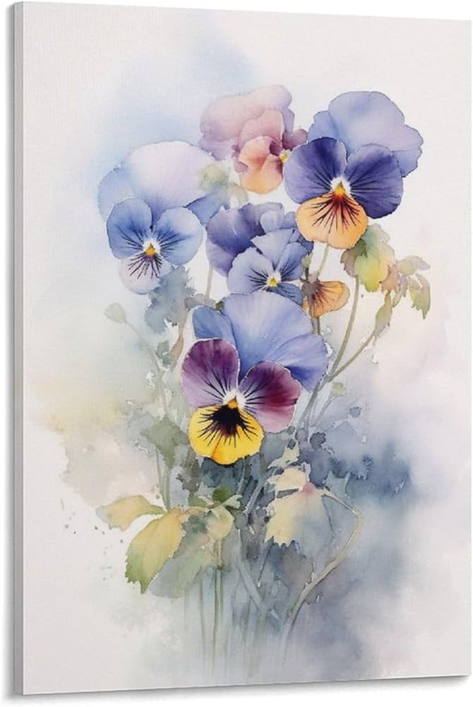 Amazon.co.jp: 絵画 胡蝶蘭の花水彩画の花インテリア 絵画 色とりどり