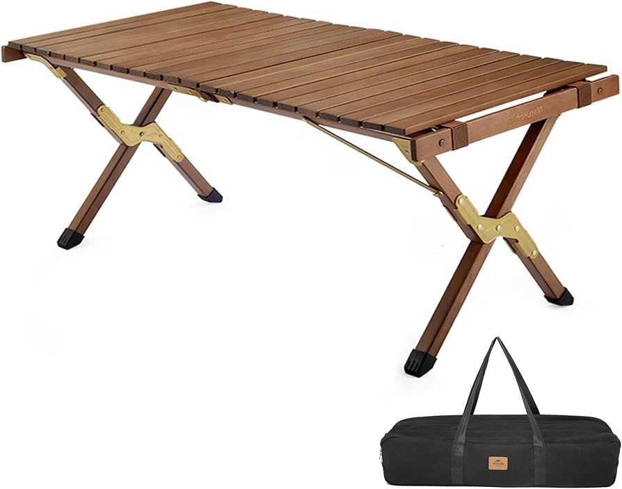 Amazon | Naturehike公式ショップ テーブル ウッドロールテーブル
