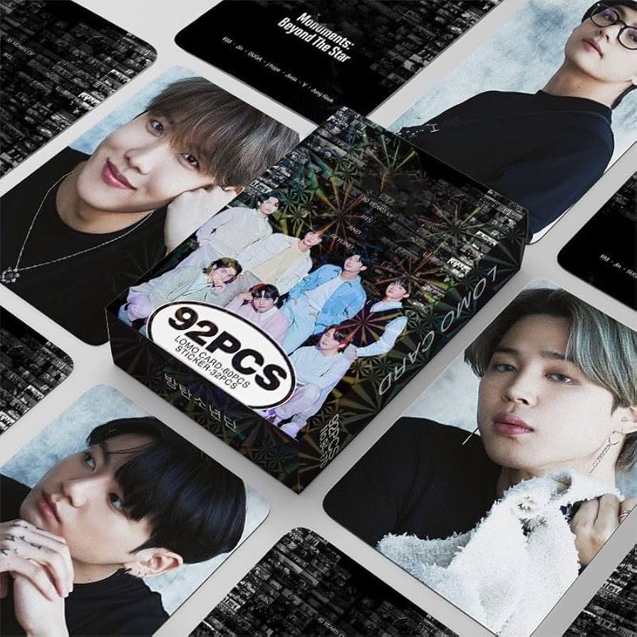 Amazon.com: SCISSH 92PCS V JUNGKOOK Jimin JIN Suga J-HOPE RM 60pcs