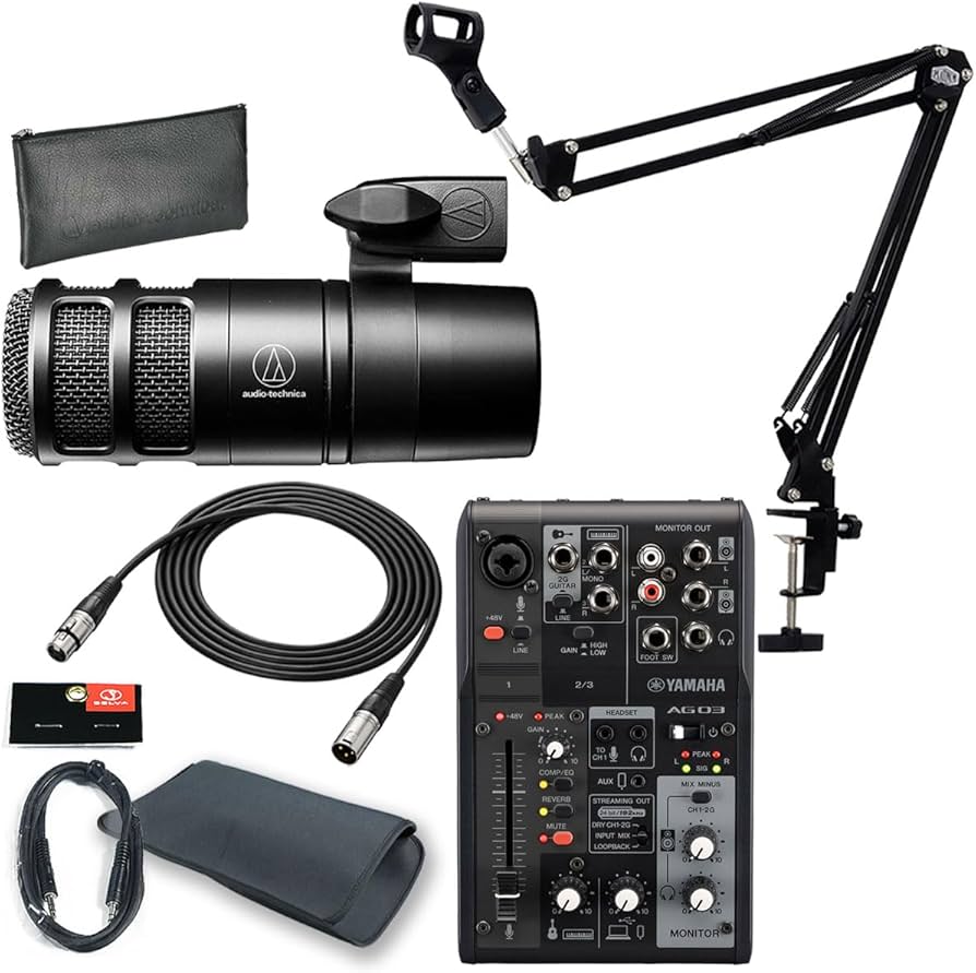 Amazon.co.jp: YAMAHA / AG03MK2 BLACK AT2040 [BX3ケーブル] PC