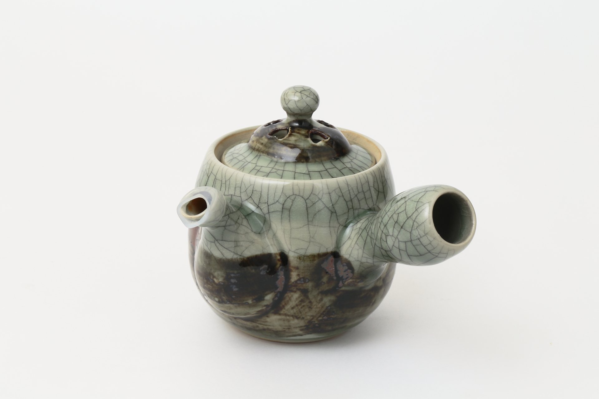 Amazon | 相馬焼松永窯 大堀相馬焼 二重急須 還暦祝い ギフト