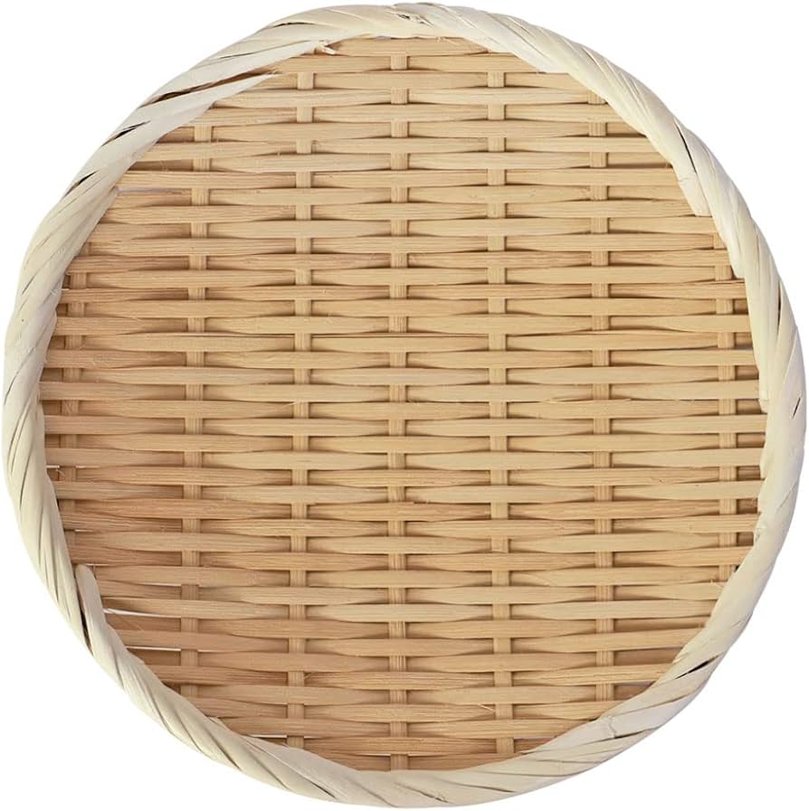 Amazon | みよし漆器本舗 天然竹製 21cm 7寸 盆ざる 竹ざる 水切り 丸