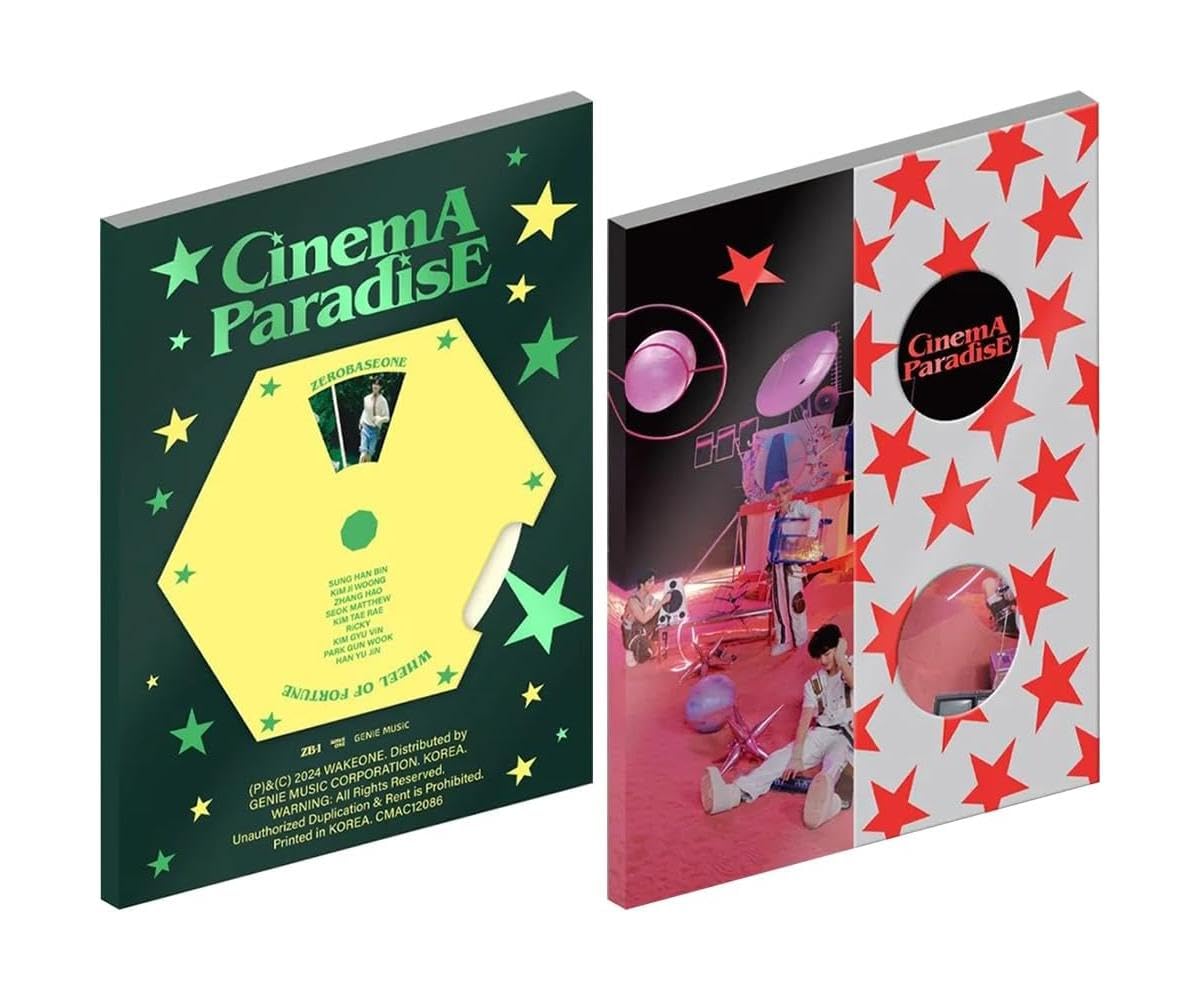 Amazon.com: ZEROBASEONE ZB1 CINEMA PARADISE 4th Mini Album 2 Ver