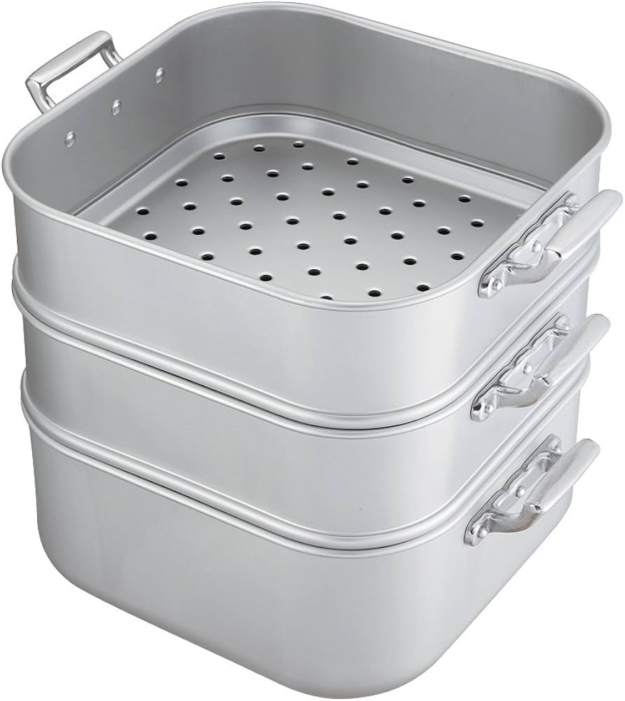 Amazon｜中尾アルミ製作所(Nakao-Alumi,co,ltd.) 蒸し器 シルバー