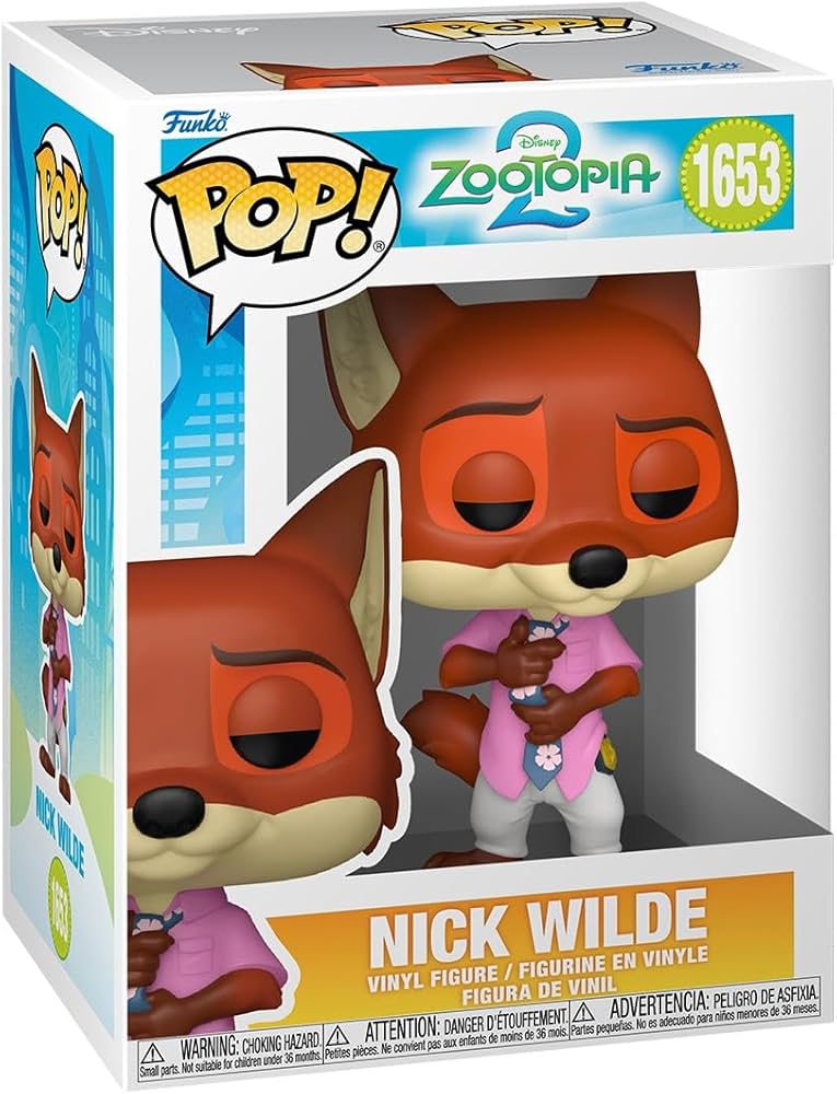 Amazon.com: Funko Pop! Disney: Zootopia 2 - Nick Wilde