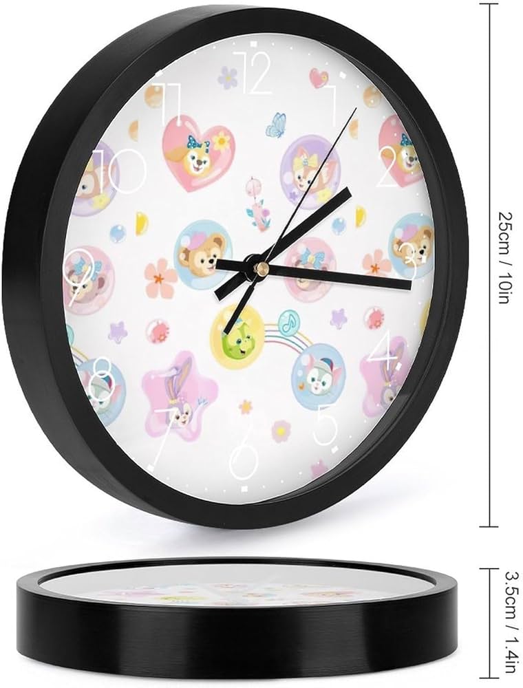 Amazon.co.jp: 時計 ダッフィー フレンズ 掛け時計 かけ時計 壁掛け