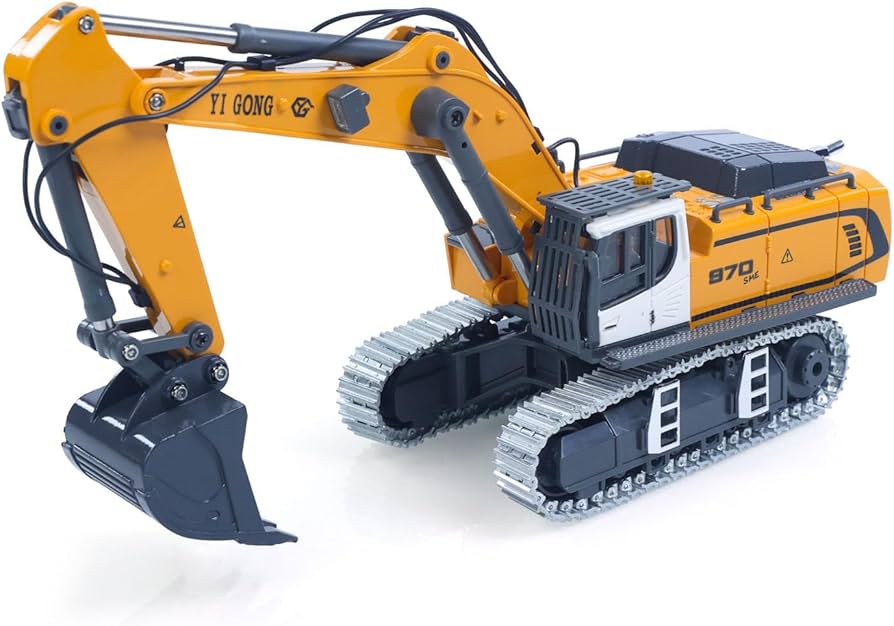Amazon.com: wheelfun 1/50 RC Excavator K970 Engineering Vehicle
