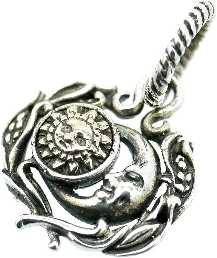 Amazon | [シルバーワン] シルバー925 マヤ文明 太陽と月 ペンダント