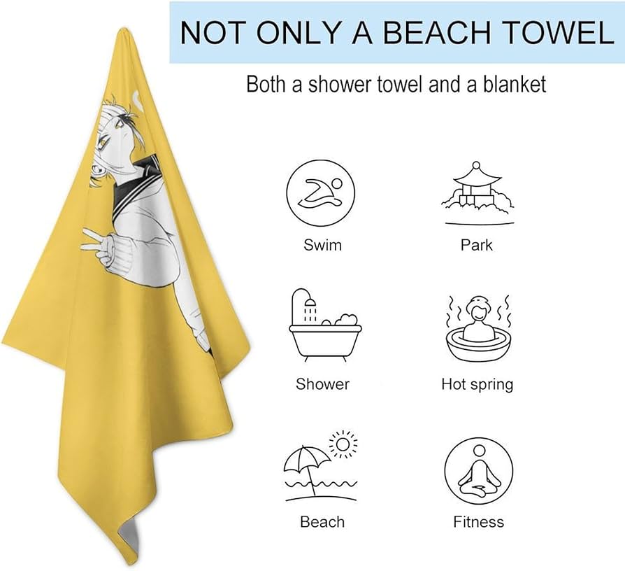 Amazon｜ヒロアカ トガヒミコ バスタオル ビーチタオル タオル 大判