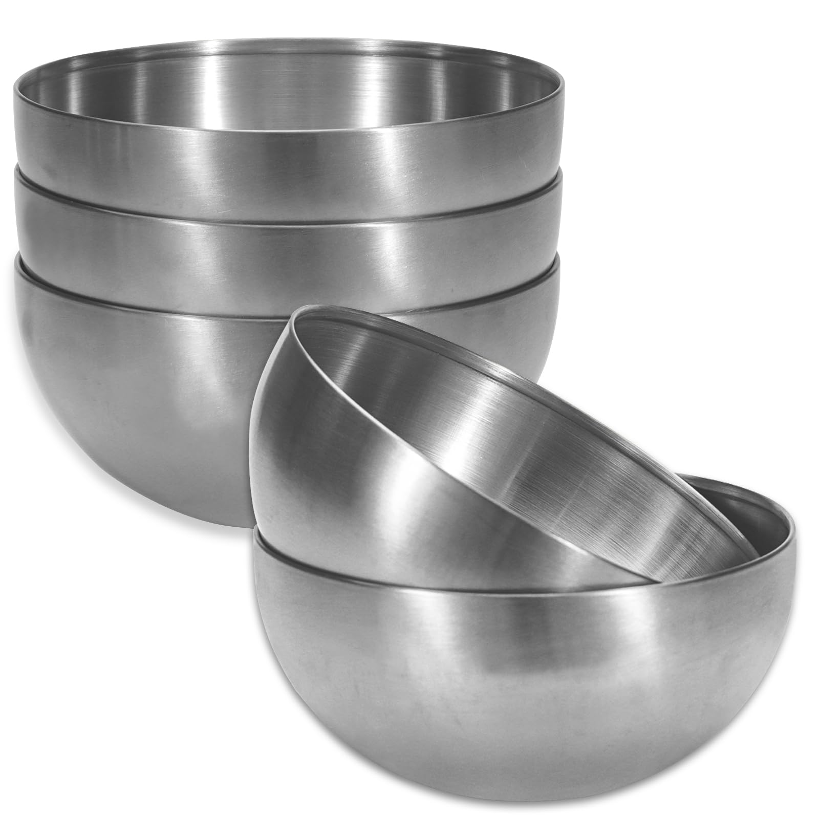 Amazon.com: Huakaile 5 Pack 25 Oz Stainless Steel Bowl Set, Heat