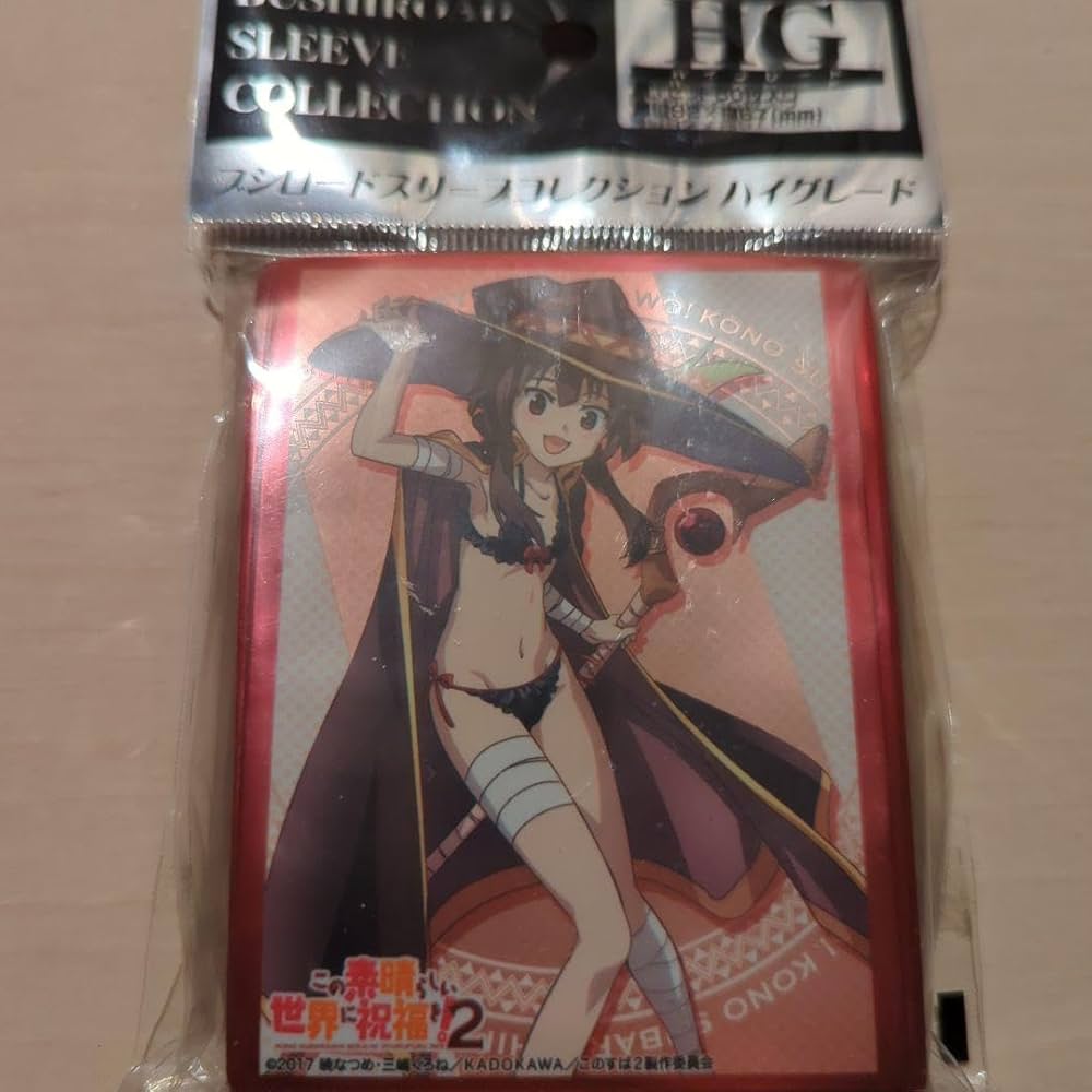 Amazon.co.jp: このすば めぐみん 公式スリーブ 60枚入り : 文房具