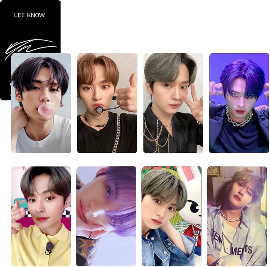 Amazon.com: KPOP Stray Kids Photocards MANIAC Album LOMO Card