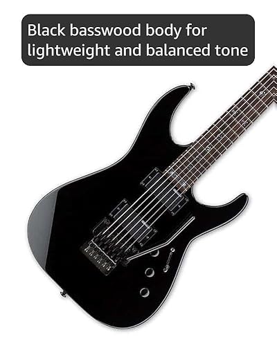 Amazon.com: ESP LTD Kirk Hammett KH-202 - Black : Musical Instruments