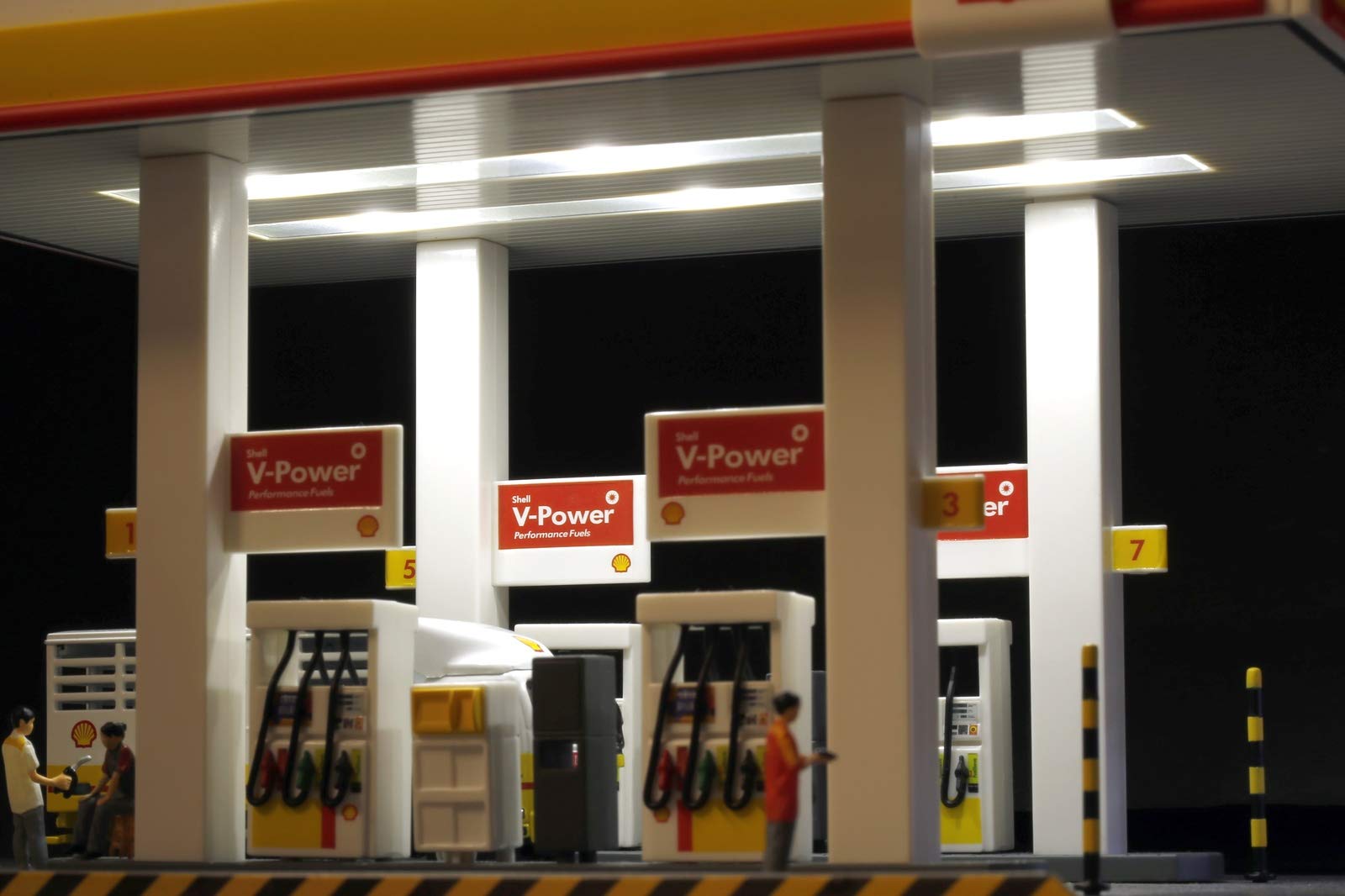 Amazon | Tiny City Bd17 Shell シェル ガソリンスタンド ジオラマ