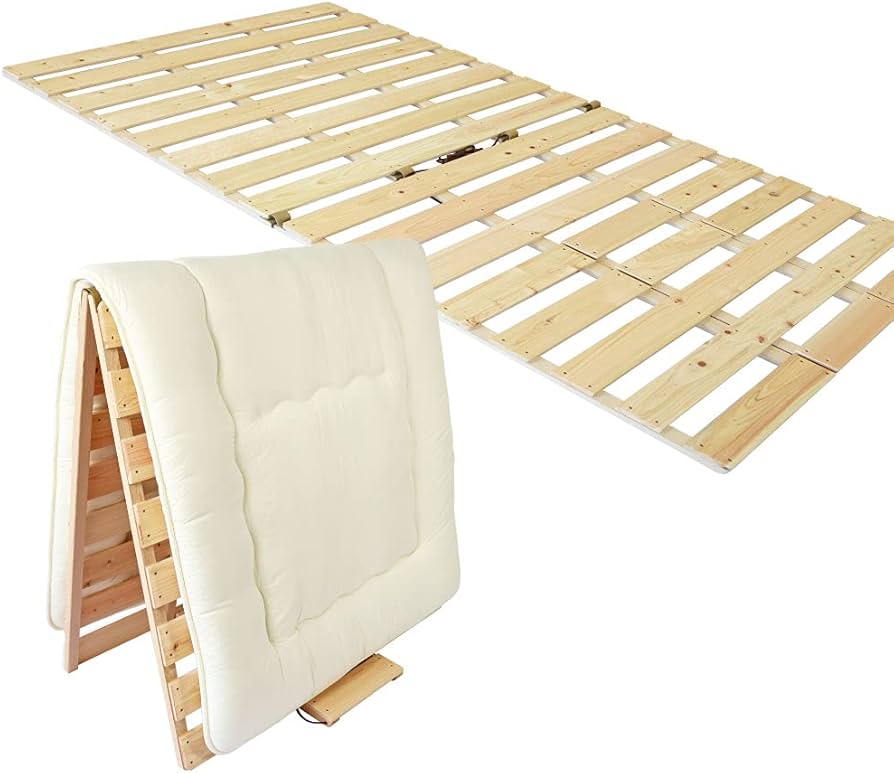 Amazon｜【国産ひのき製 安心の国産品】 布団干し機能付きスノコベッド
