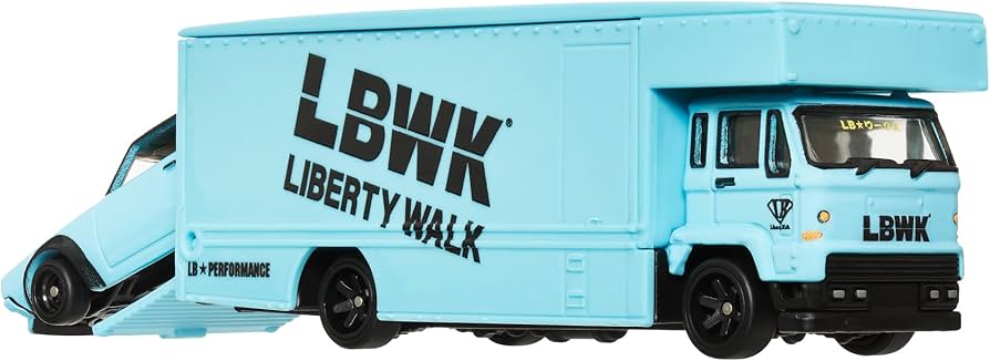 Amazon.com: Hot Wheels Premium Car Team Transport Set, LBWK