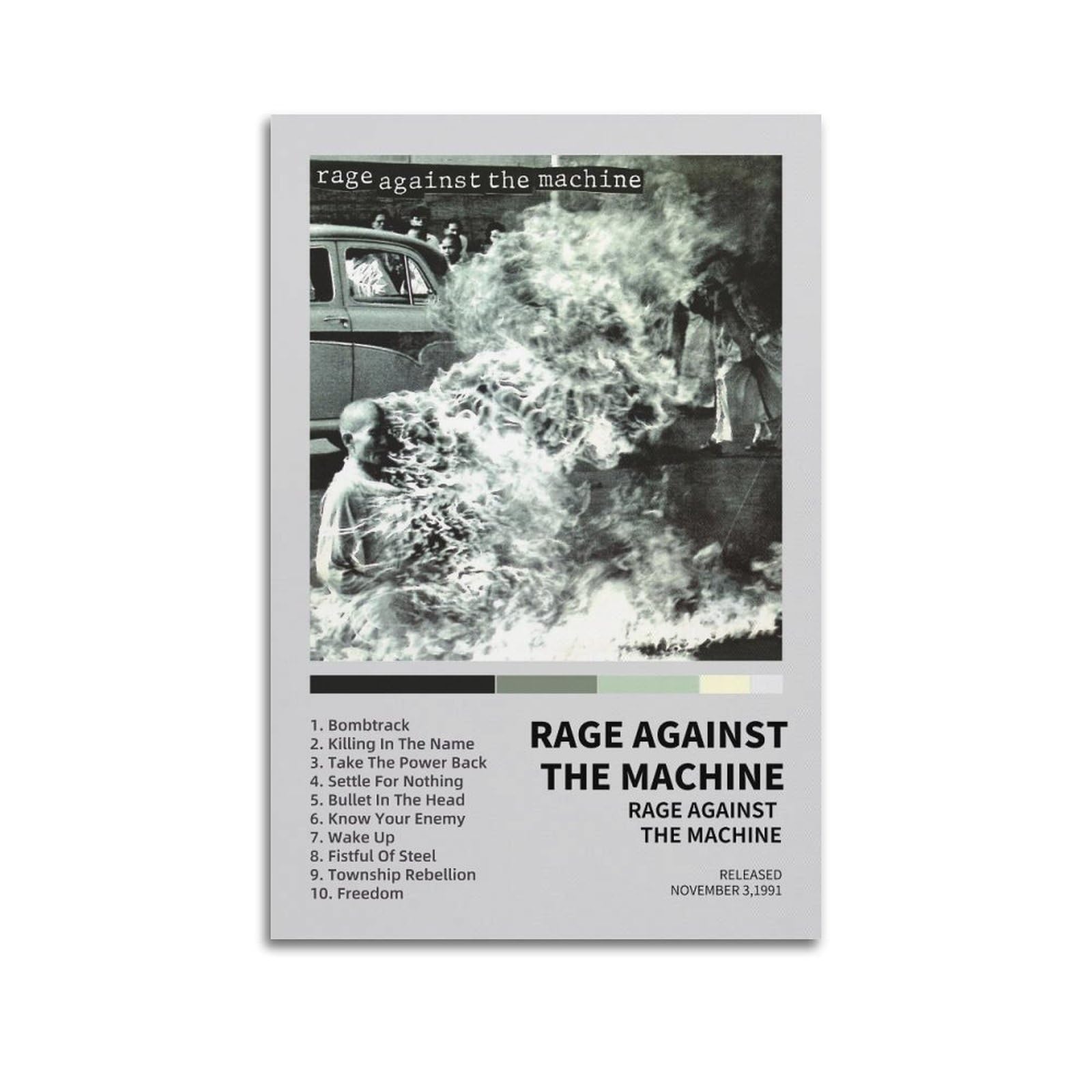Amazon.co.jp: YNTNDYGV Rage Against The Machineポスター ビンテージ
