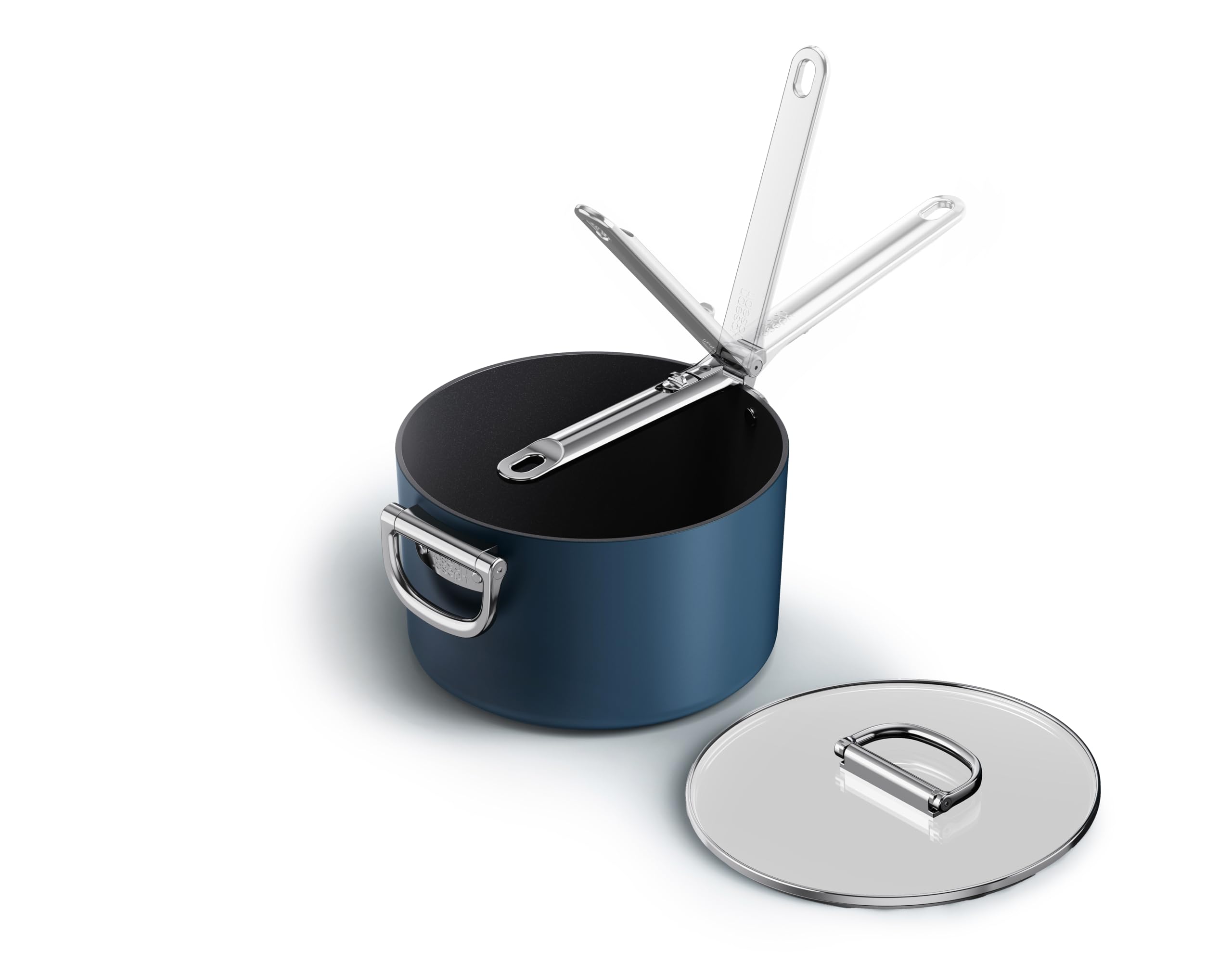 Joseph Joseph Space Casseruola 23cm con Coperchio, Manico