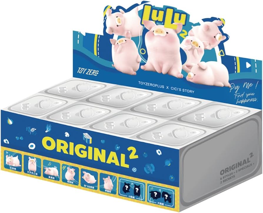 Amazon | 52TOYS 子豚lulu フィギュアオリジナル 2 アクション