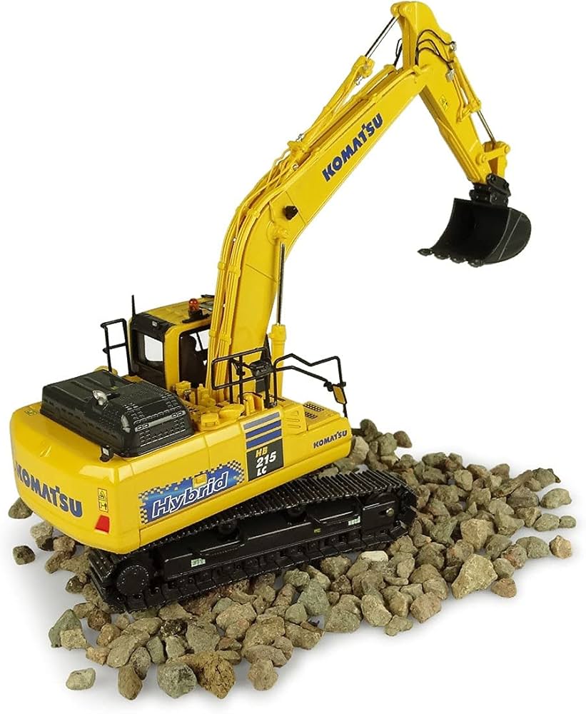 Amazon | ユニバーサルホビー 1/50 コマツ HB215LC-3 ハイブリッド油圧