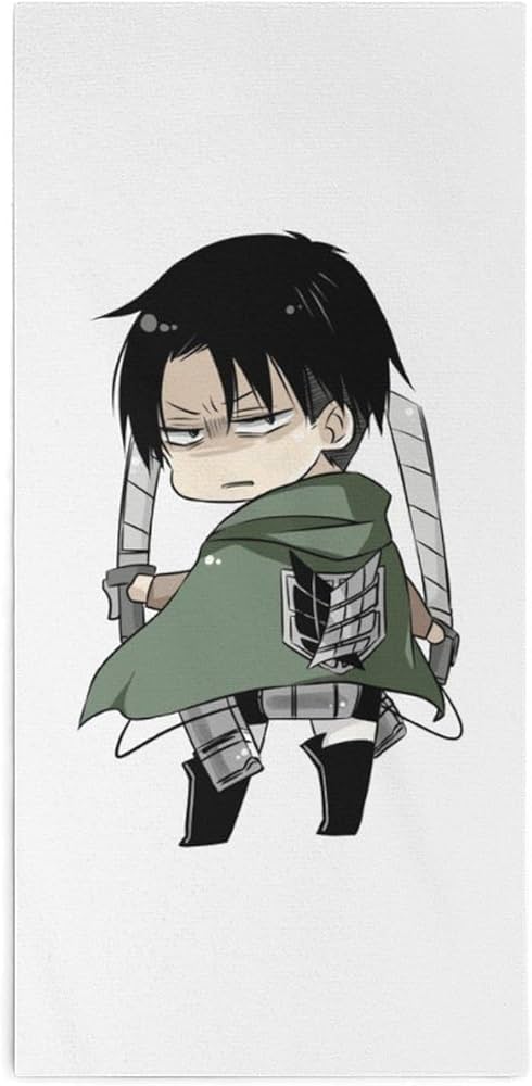 Amazon｜進撃の巨人 リヴァイ 兵長 バスタオル フェイスタオル 速乾