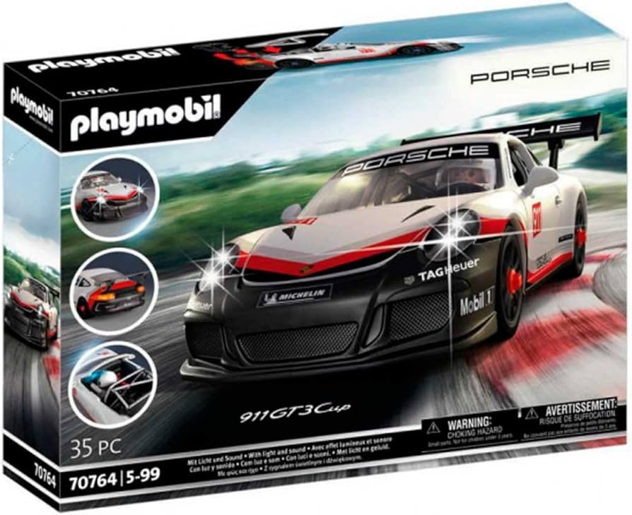 Amazon.com: Playmobil Porsche 911 GT3 Cup : PLAYMOBIL®: Toys & Games