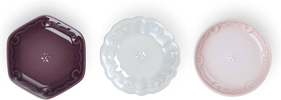 Amazon.co.jp: ル・クルーゼ(Le Creuset) ミニ・プレート 小皿 3枚入り