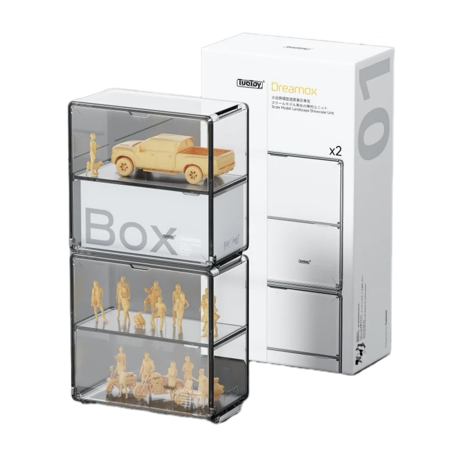 Amazon.co.jp: YamFig-Tuotoy ホビー用収納ケース クリア 1/64