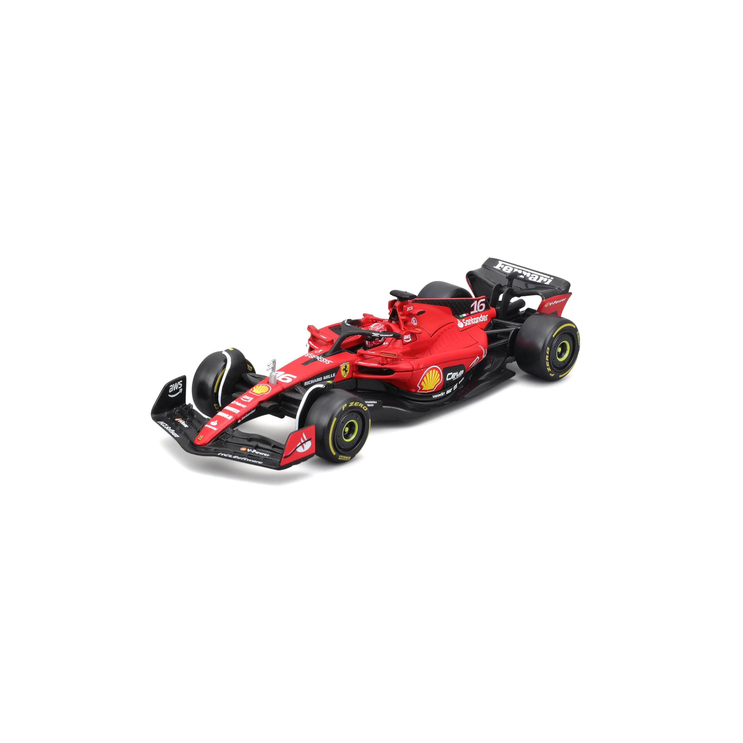 Amazon.com: 1:43 SFR Ferrari F1 Team Race Car (2023) with Helmet