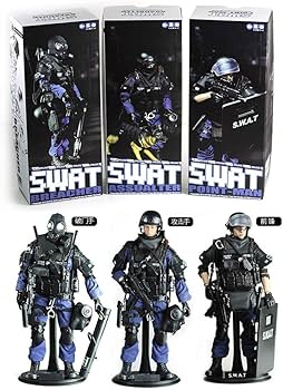 Amazon | 12in SWATアクションフィギュア、1/6スケール特警