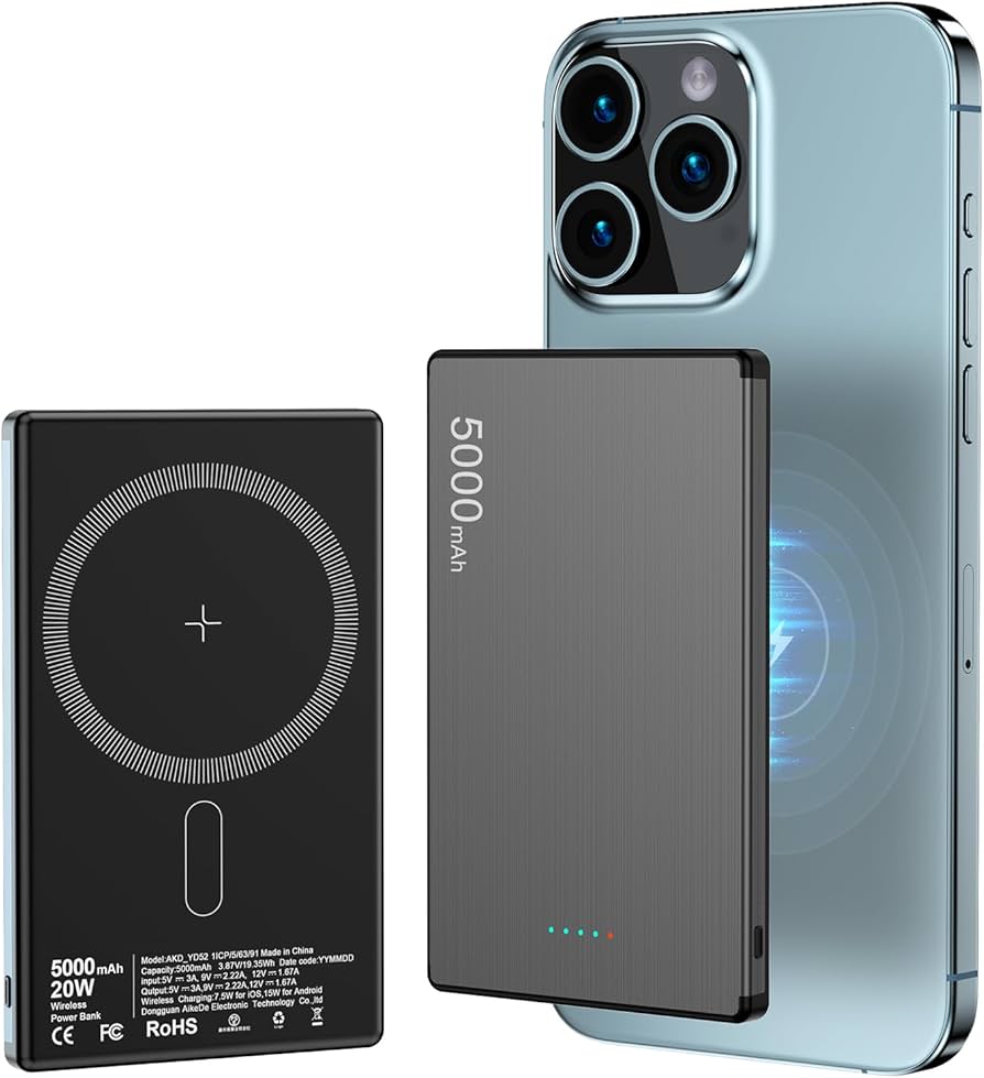 Amazon | モバイルバッテリー Mag-safe マグセーフモバイルバッテリー