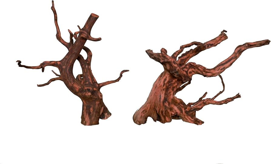 Amazon | 60cm水槽用 流木2本セット（ナチュラル色）【AQUASHOP