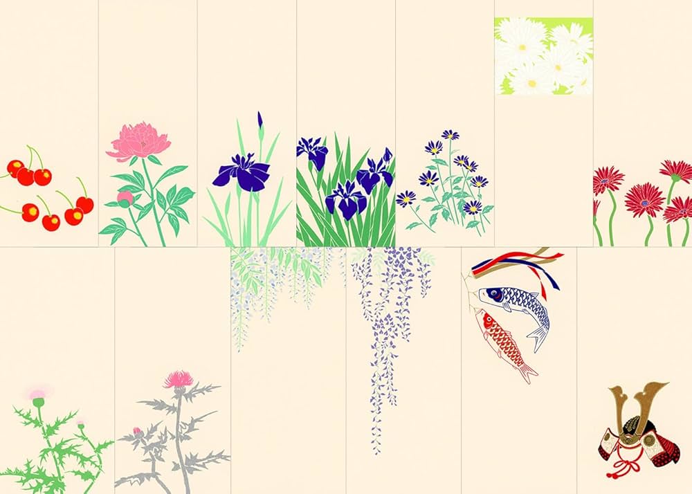 Amazon | 鳩居堂 初夏のはがき 13枚セット（13柄） kyu-144 さくらんぼ