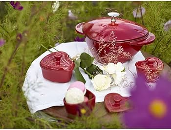 Amazon.co.jp: staub ストウブ 「 ハート ココット チェリー 20cm