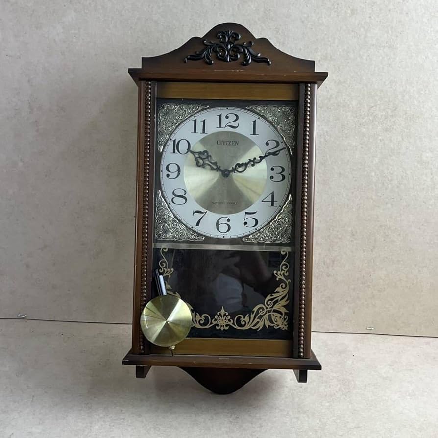 Amazon.co.jp: d202601シチズン CITIZEN 柱時計 掛時計 振り子時計