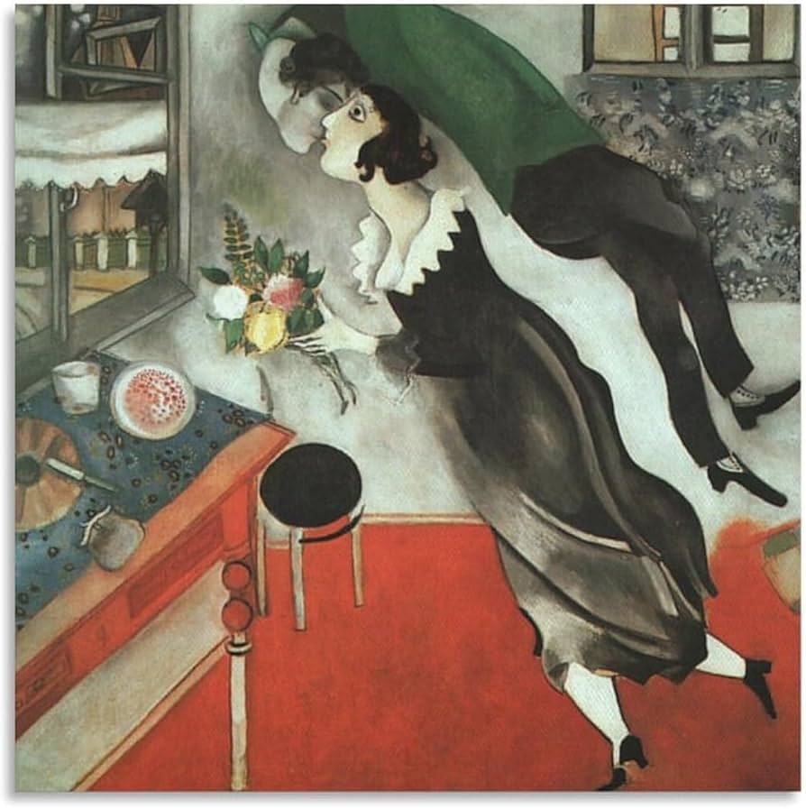 Amazon.co.jp: マルク・シャガール《誕生日》ウォールアート マルク