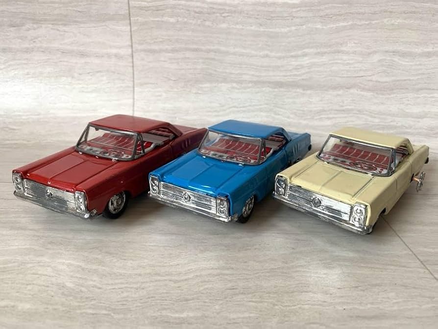 Amazon.co.jp: デッドストック 市村商会 ブリキ ゼンマイ フォード