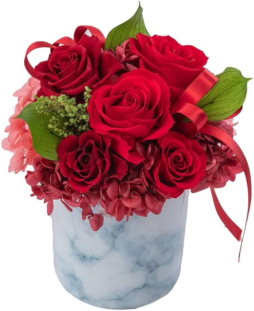 Amazon｜【公式日比谷花壇】プリザーブドフラワー アレンジメント