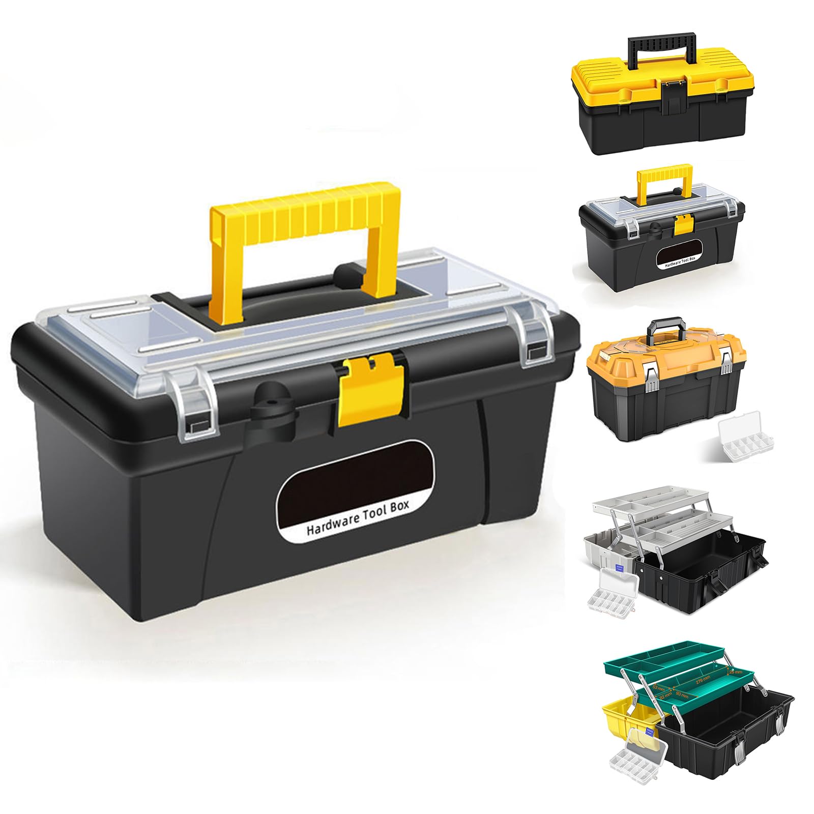 Amazon.co.jp: 修理 工具 収納 工具箱 積み重ね収納 3段/2段 大容量 多