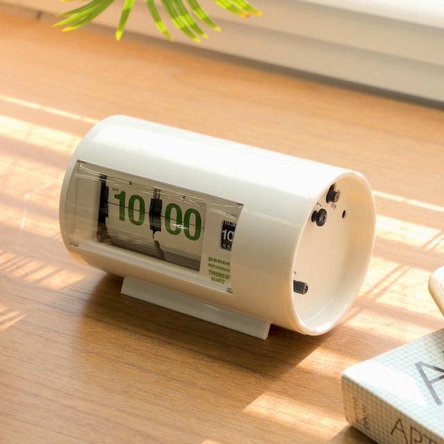 Amazon.co.jp: PENCO Desk Clock [JF064] (White) : Home & Kitchen