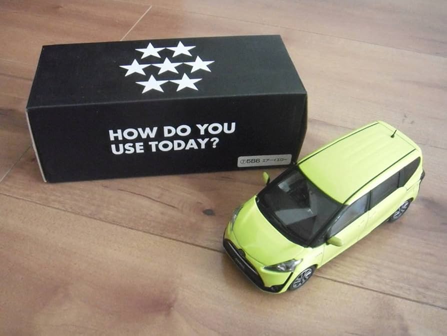 Amazon | 【 非売品 】 トヨタ シエンタ ミニカー 箱付き 黄緑 エアー
