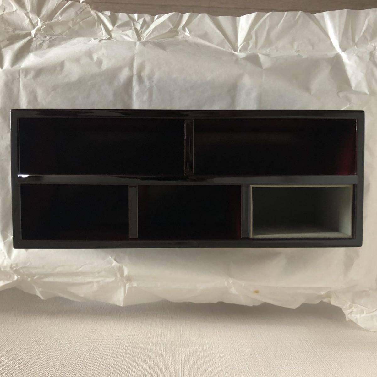 Amazon.co.jp: 会津塗百世ノ漆憬小物入れリモコンラック贈答品昭和