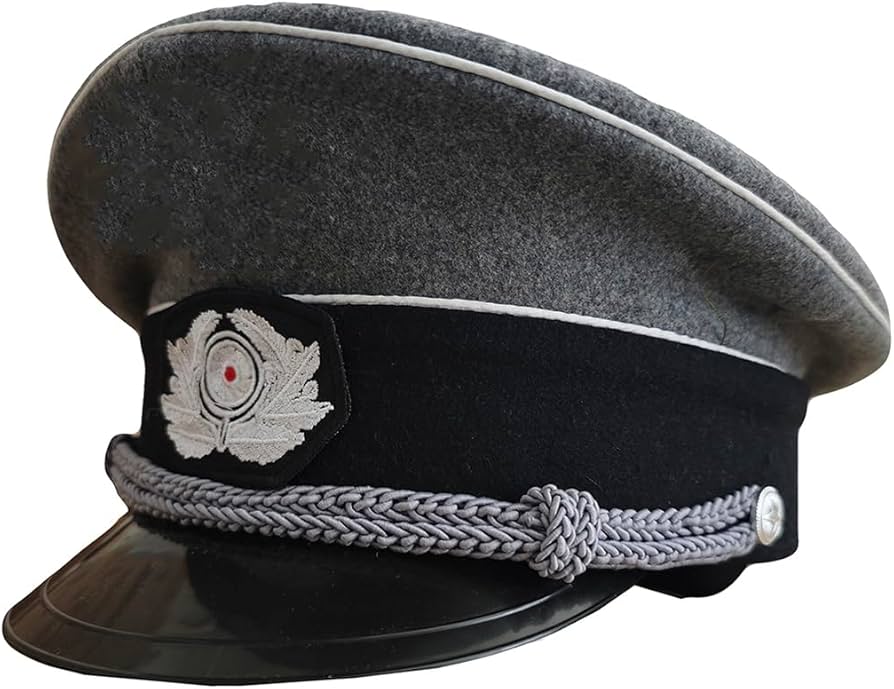 Amazon | WWII ドイツ国防軍将校制帽 ドイツ軍 復刻モデル品 (頭囲58cm