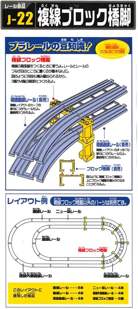 Amazon.co.jp: タカラトミー(TAKARA TOMY) プラレール J-22 複線