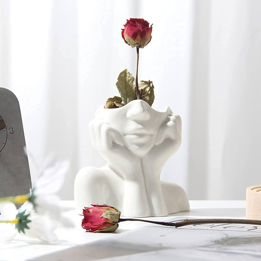 Amazon.co.jp: 胴体彫刻の花瓶、女性の胴体の花瓶、女性の形の花瓶